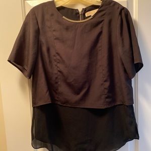 Black flowy blouse
